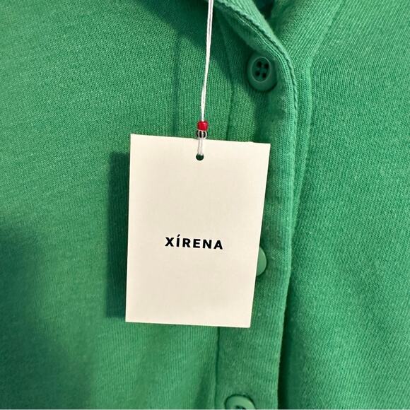 NWT Xirena Green Bamboo Cotton Soft Romper Belted Small - Picture 13 of 13